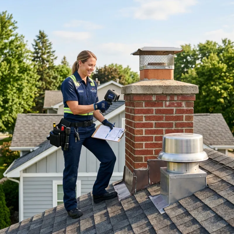 Technician removing a deceased bird from an indoor space in Montmorency